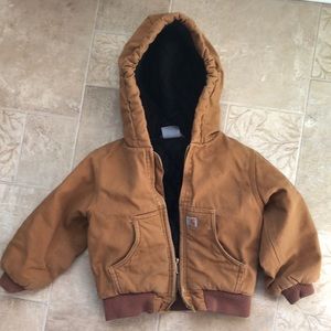 Boys 3T carhartt canvas coat